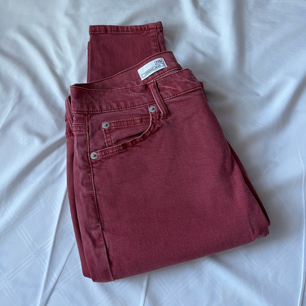 Red jeans